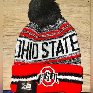 Ohio State Winter Knit Pom Beanie